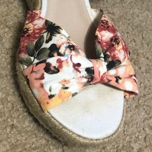 Floral Wedge Sandals